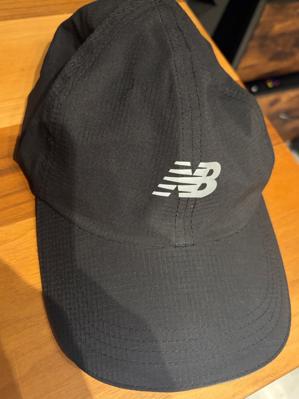 New Balance Black Cap with White NB Logo